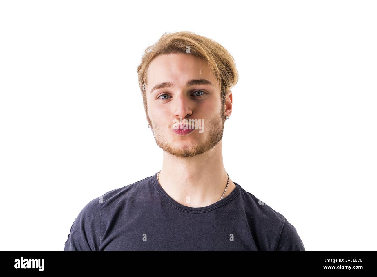  Man 「KISS IN MY LIPS」 Kiss lips man hi-res stock photography and images - Alamy