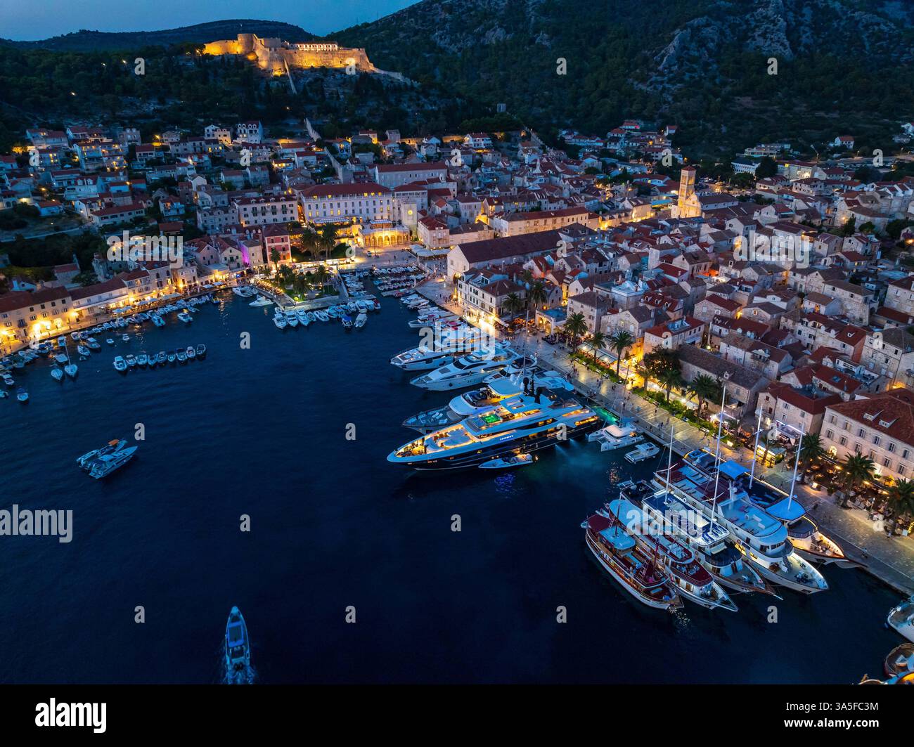Hvar town nightlife hi-res stock photography and images - Alamy