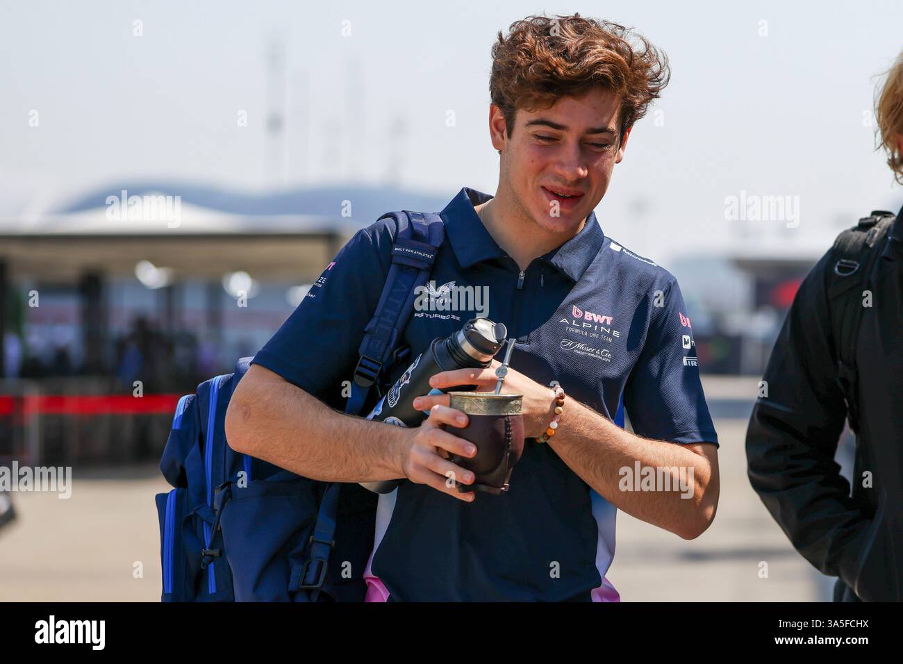 FRANCO COLAPINTO (ARG) of Alpine F1 Team in the paddock during the ...