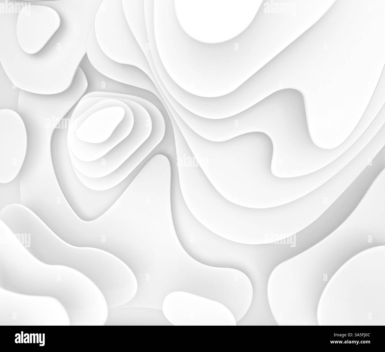Abstract white background, wave gradient shape, luxury wallpaper. White ...