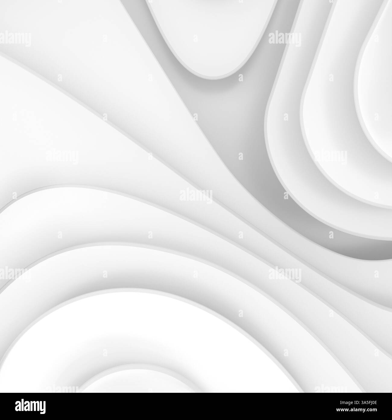 Abstract white background, wave gradient shape, luxury wallpaper. White ...