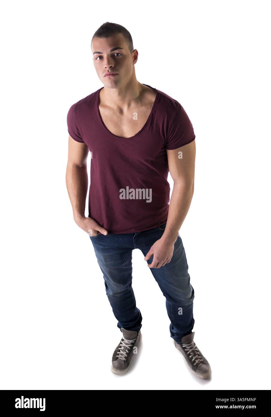 Birds eye view man white Cut Out Stock Images & Pictures - Alamy