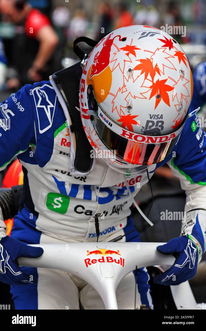 Shanghai, China. 23rd Mar, 2025. Yuki Tsunoda (JPN) Racing Bulls VCARB ...