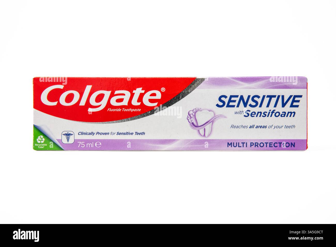Colgate Sensitive Sensifoam Multi Protection Toothpaste Stock Photo - Alamy