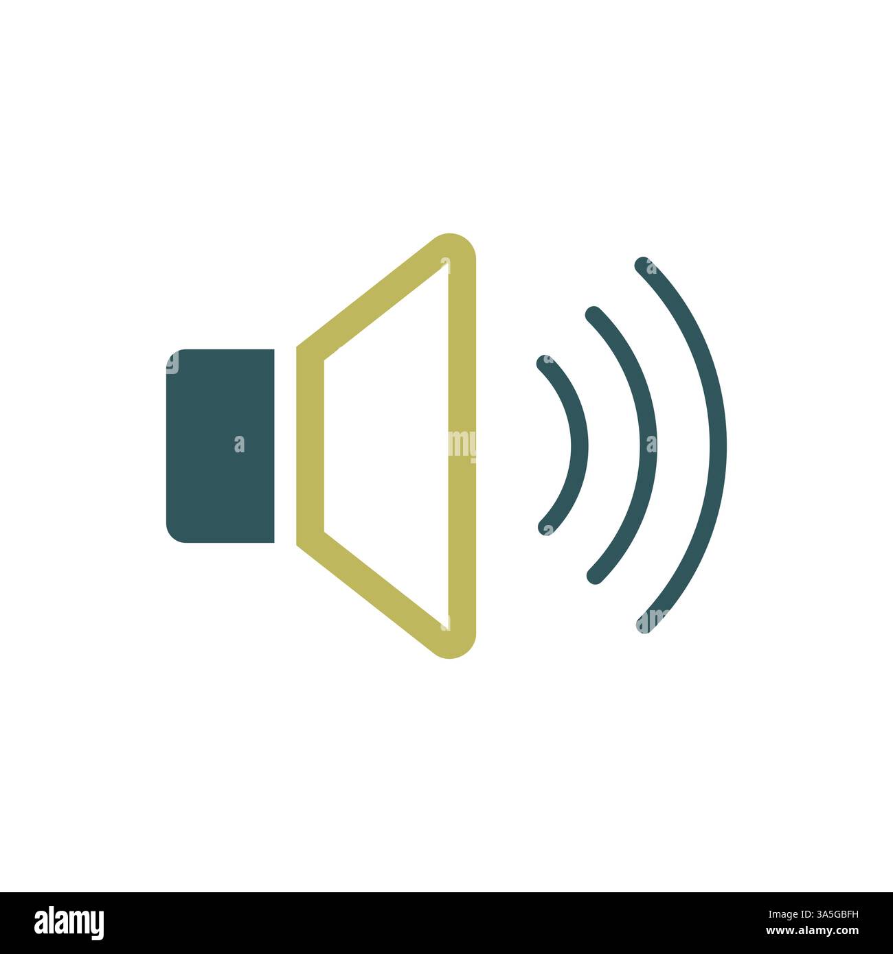 Max volume high vector icon. Graph symbol for music and sound web site ...