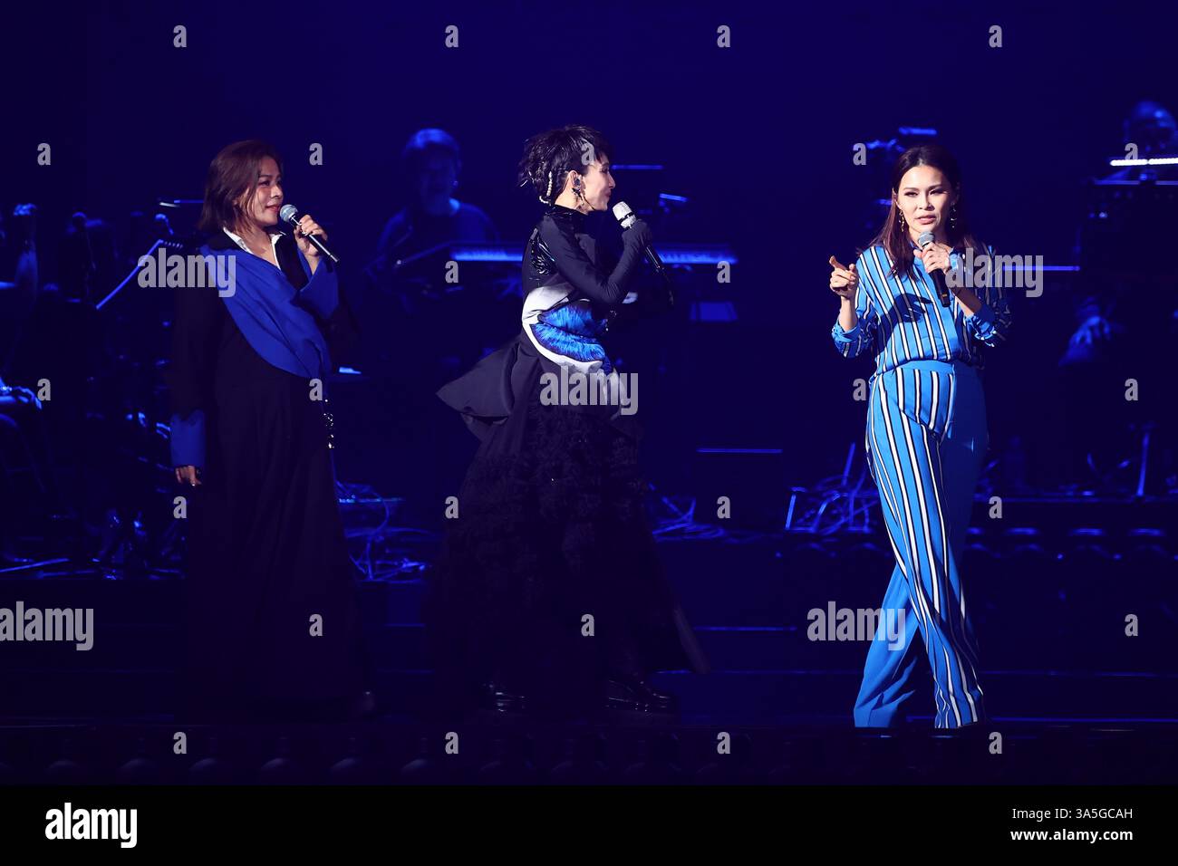 Tai Singer TAIPEI, CHINA - MARCH 22, 2025 - Malaysian female singer Penny Tai ...