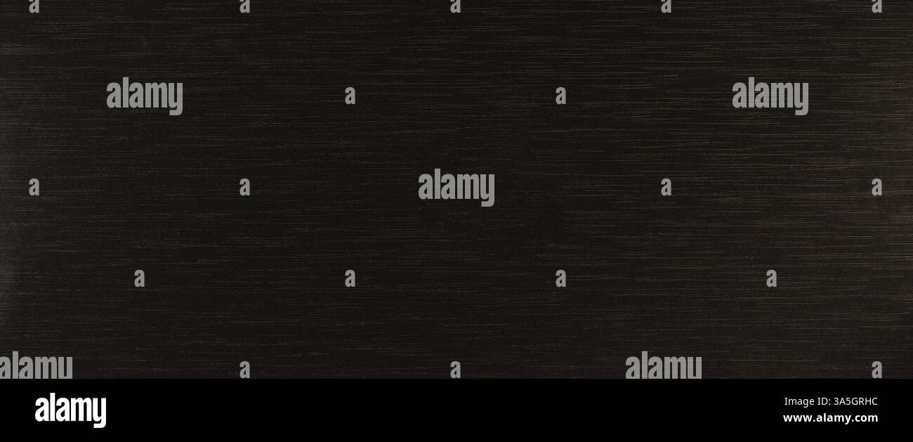 Ribbed lines on black paper surface macro close up view Stock Photo