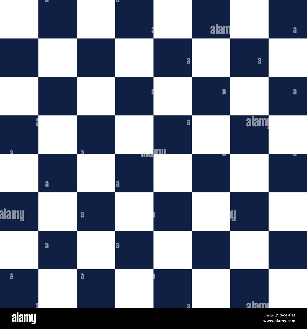 White and dark blue chess board art Stock Vector