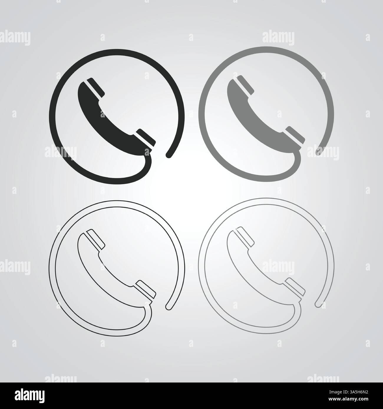 Wire Call Vector Phone call with wire with silver background Stock Vector Image & Art ...