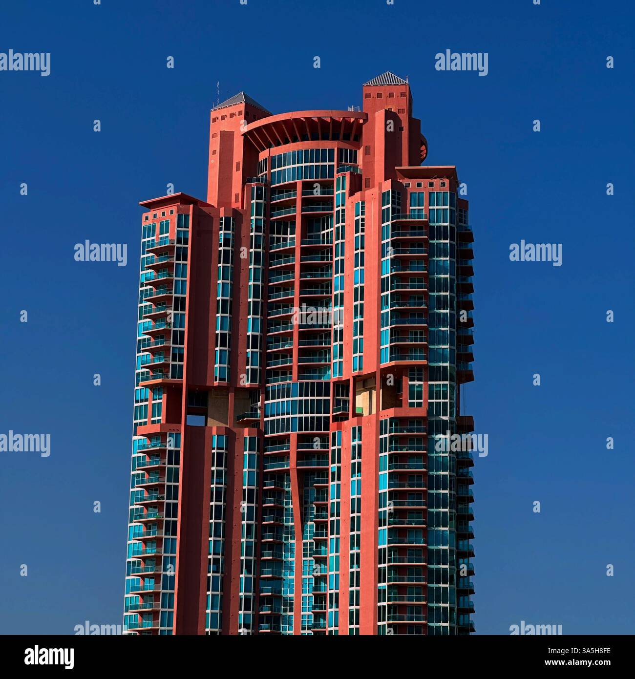 Portofino Tower, South Beach, Miami Beach, Florida, United States, North America - Smartphone Captured Stock Image