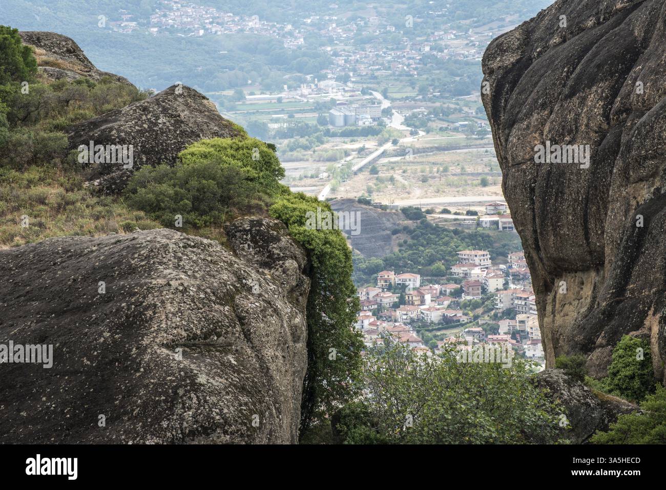 Meteora in Greece. Meteora is the monasteries on the top of the rock ...