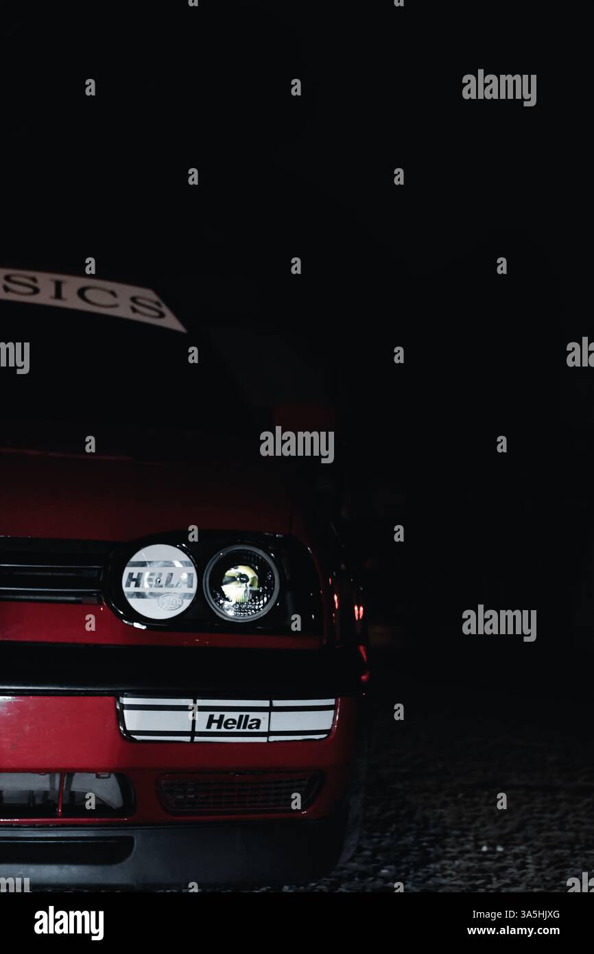 A timeless icon of automotive design Perfect for vintage car enthusiasts Iconic vintage design High-quality image of a beloved classic Stock Photo