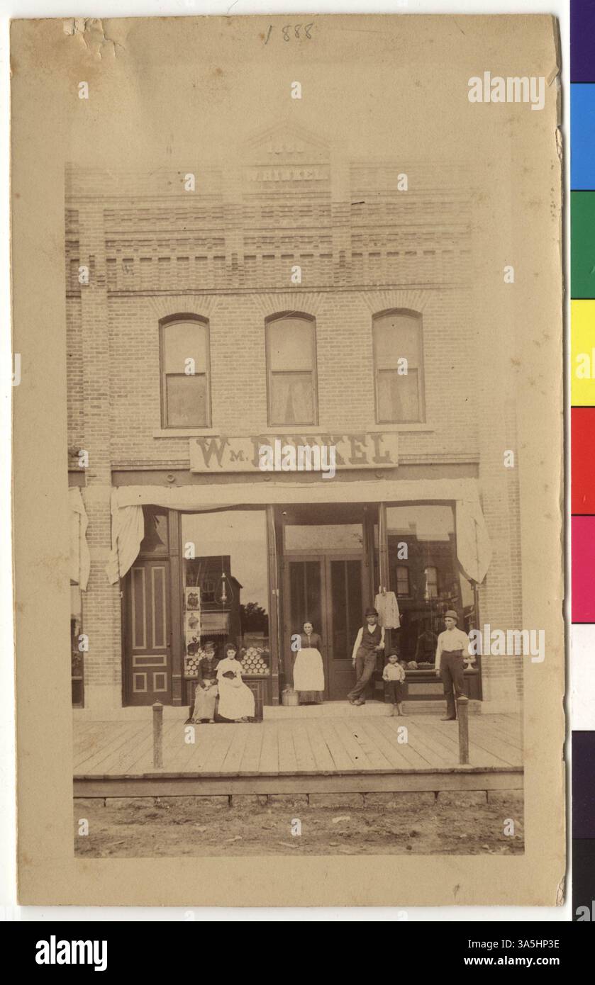 The William Rinkel general store, located on the west side of the 100 ...