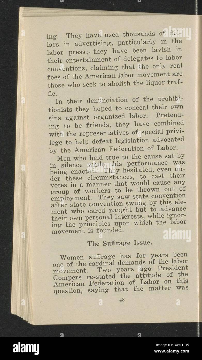 This historical pamphlet covers Minnesota’s liquor laws, focusing on prohibition, the impact of alcohol regulation on society, and the long-term consequences for public health and the economy. Stock Photo
