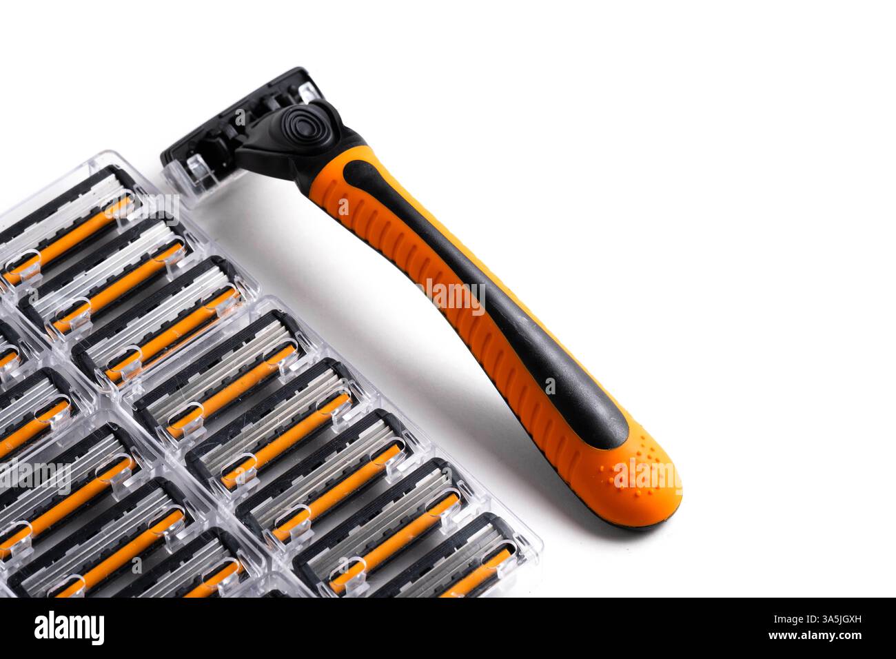 Razor isolated on a white background Stock Photo