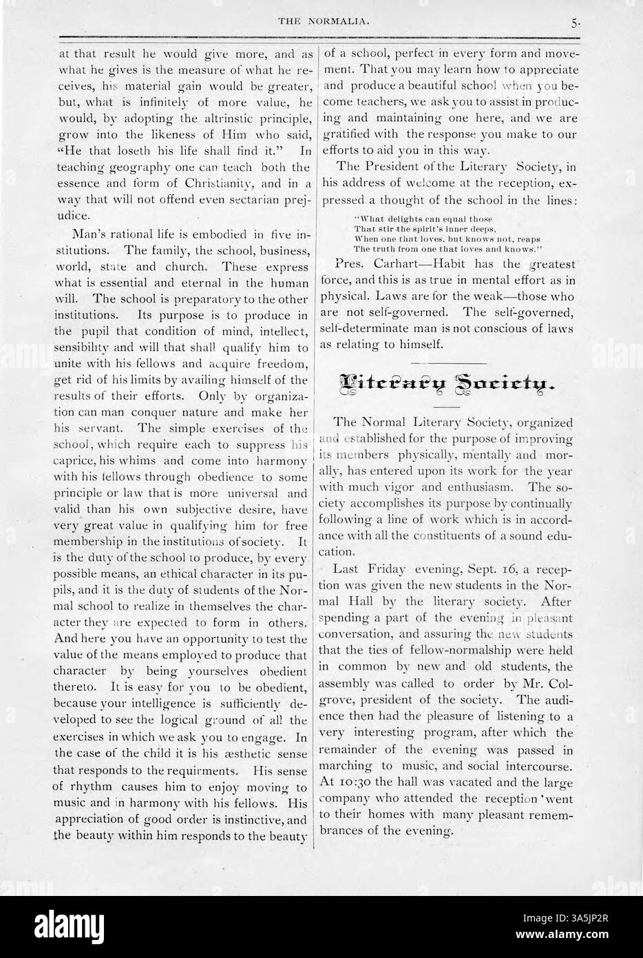 This 1892 edition of *The Normalia* from St. Cloud State University ...
