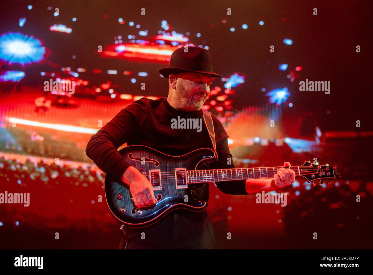 Los Pecos during their concert at the Movistar Arena, on March 23, 2025 ...