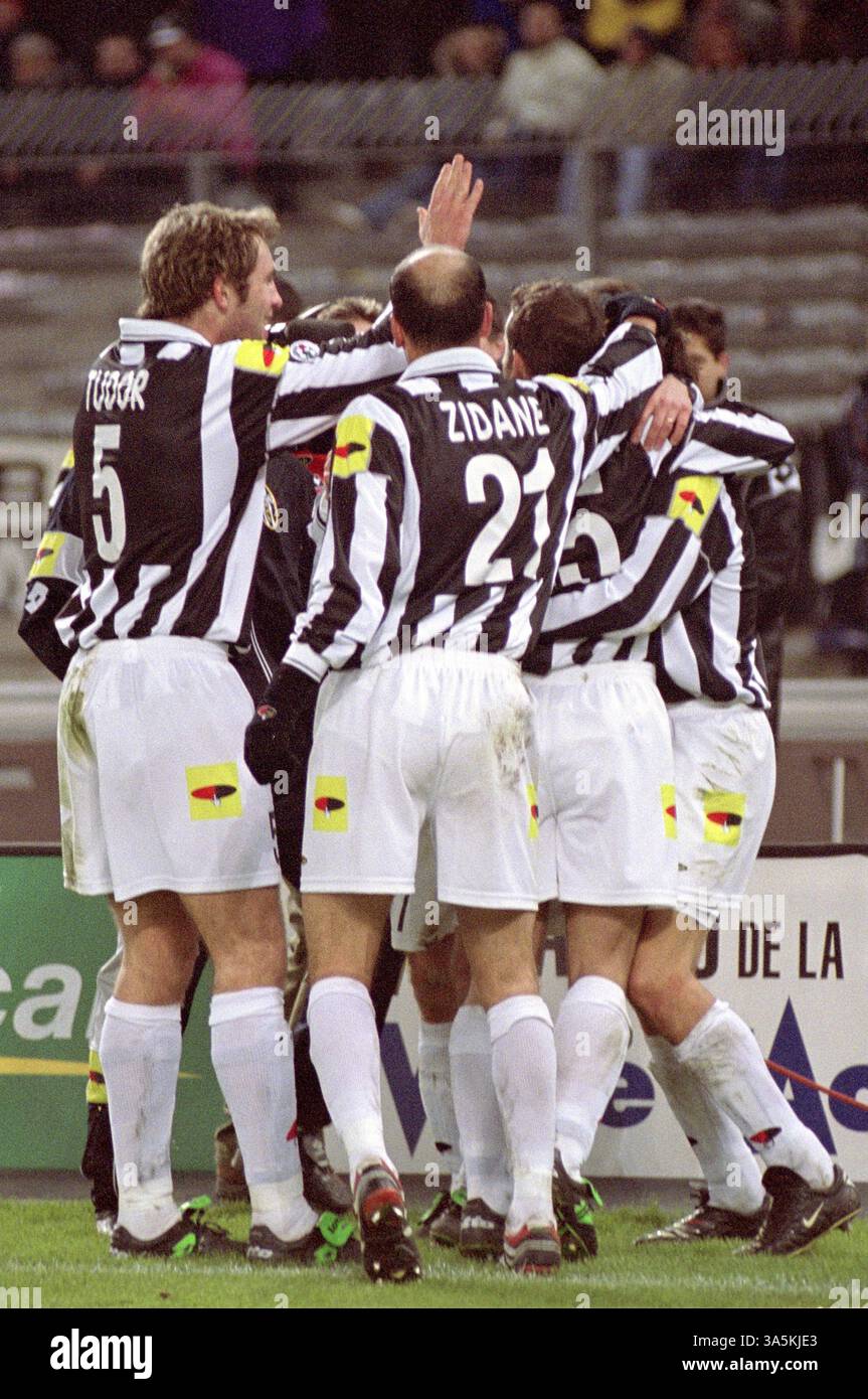 Photo de presse vntage Football, Mlan Vs Juventus, Mauro, Coqs ,1986