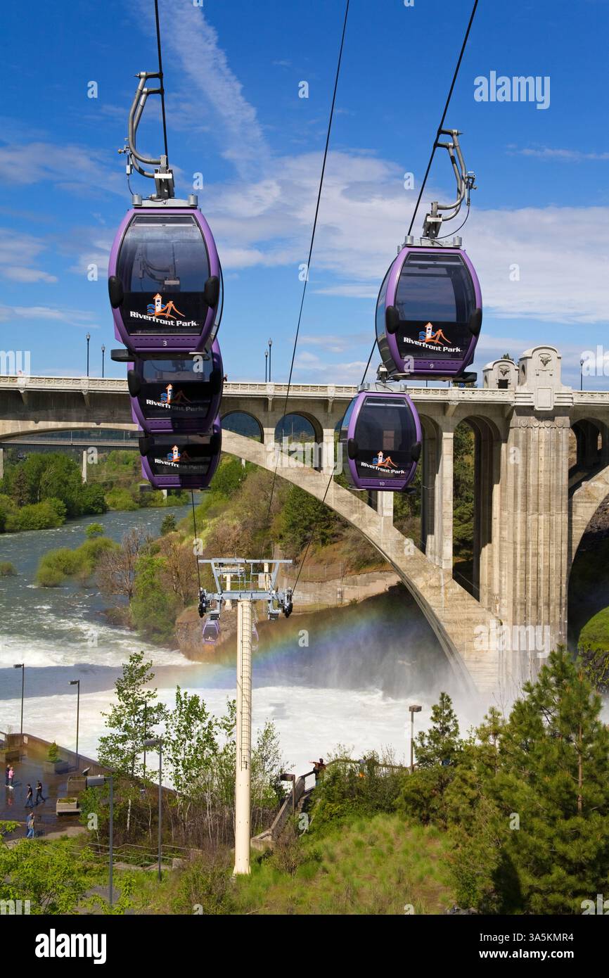 Spokane washington skyride hi-res stock photography and images - Alamy