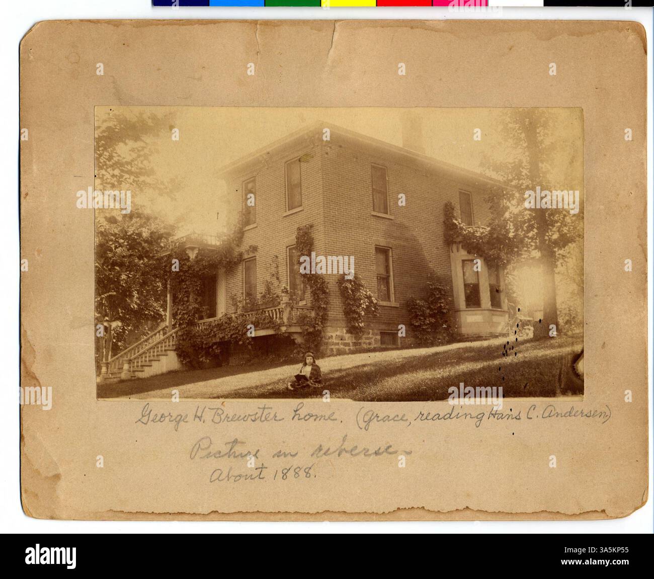 Exterior view of the H. Brewster home in Mankato, Minnesota