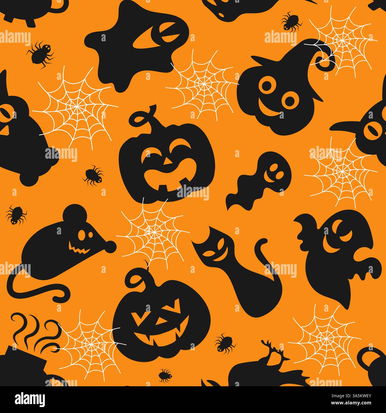 Halloween pattern featuring bats Stock Vector