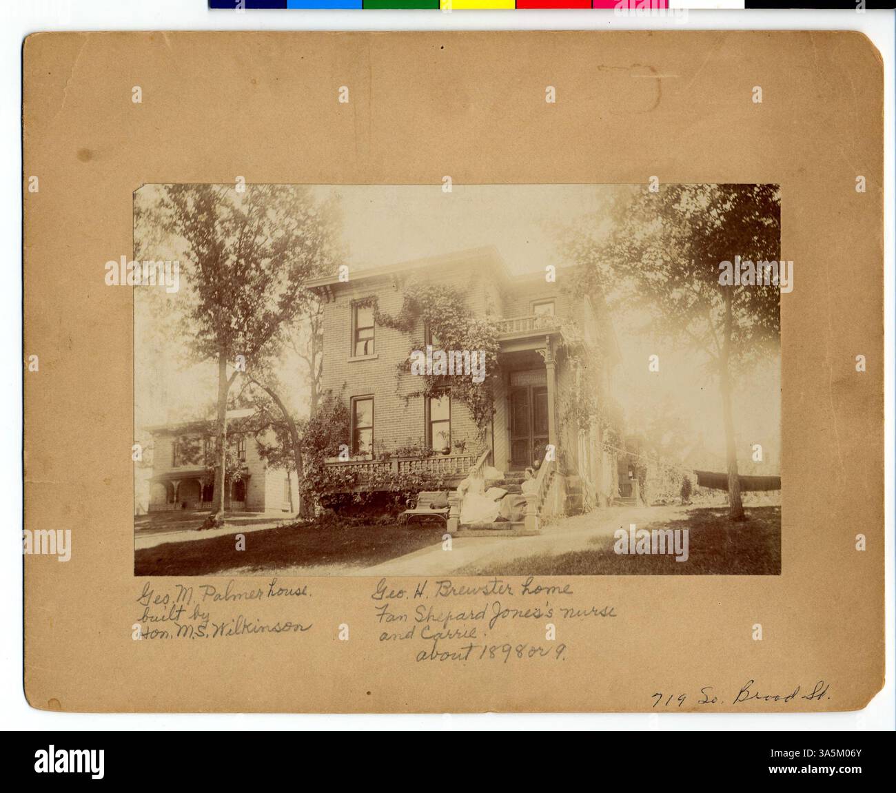 The H. Brewster residence in Mankato, Minnesota, is depicted in