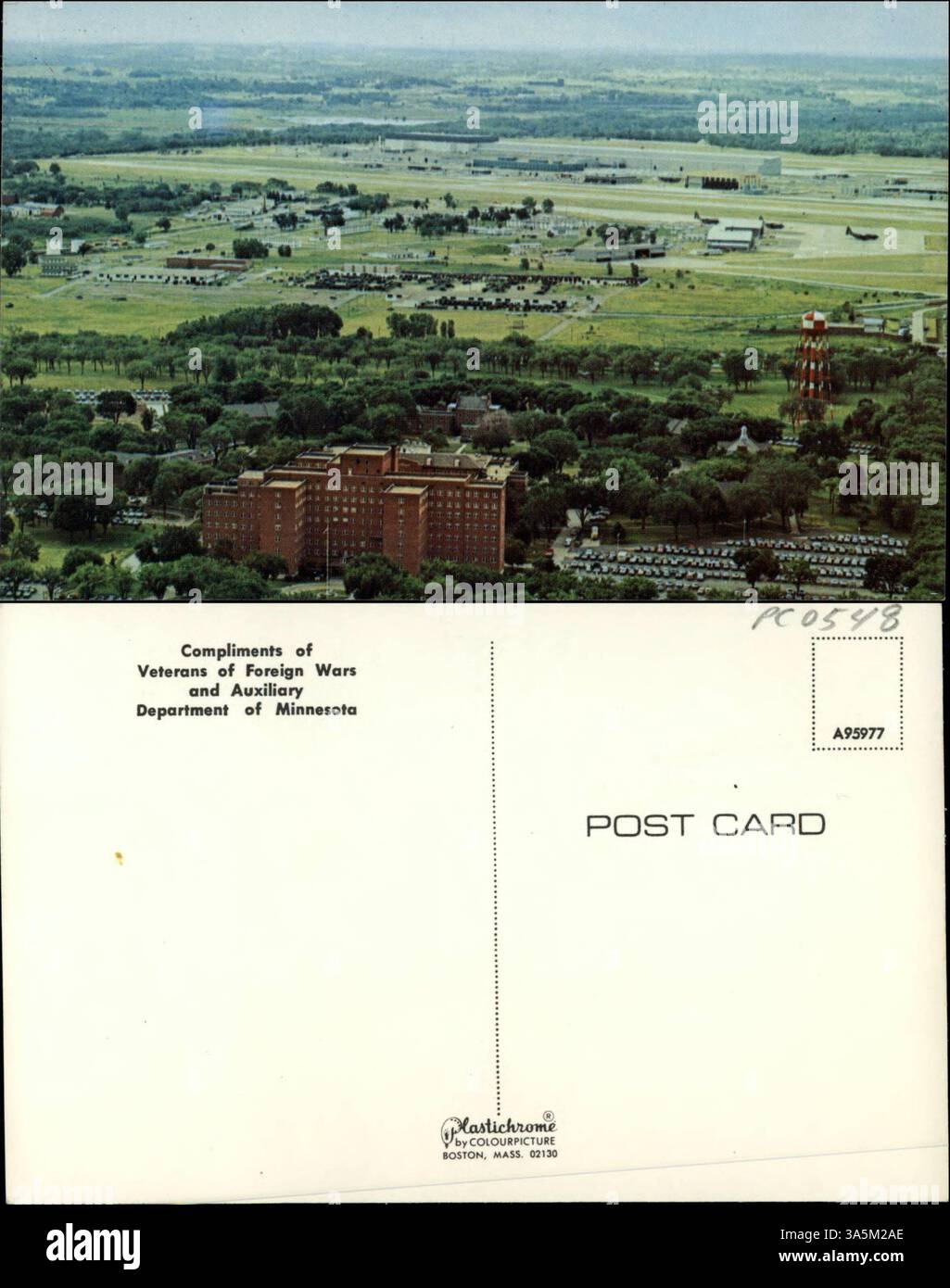 An Aerial View Of The Veterans Administration Hospital Supported By An aerial view of the veterans administration hospital supported by