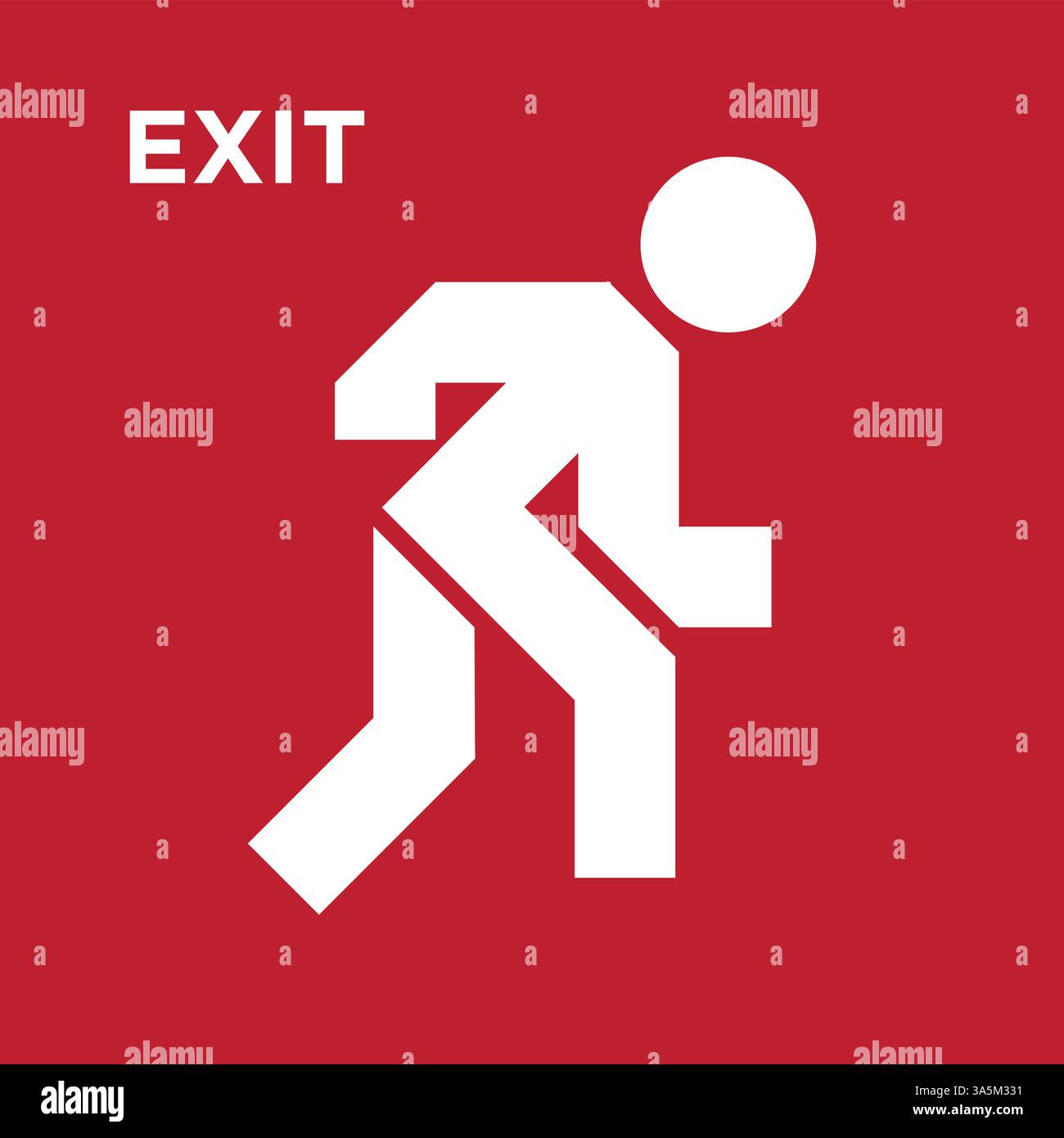 Illustration and icon exit emergency fire escape Stock Vector Image ...