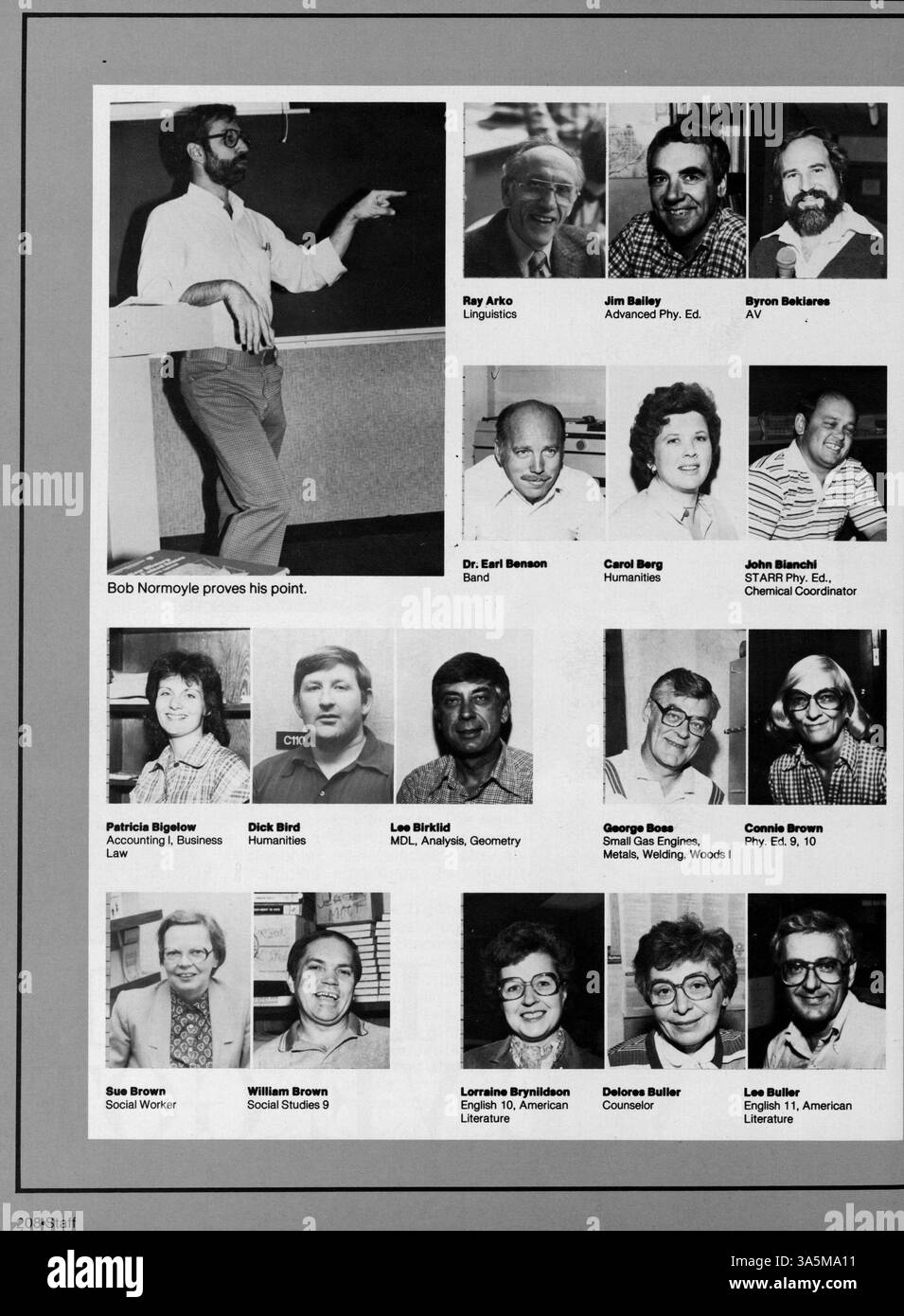 The 1982 'Revolution' yearbook from Jefferson High School documents ...