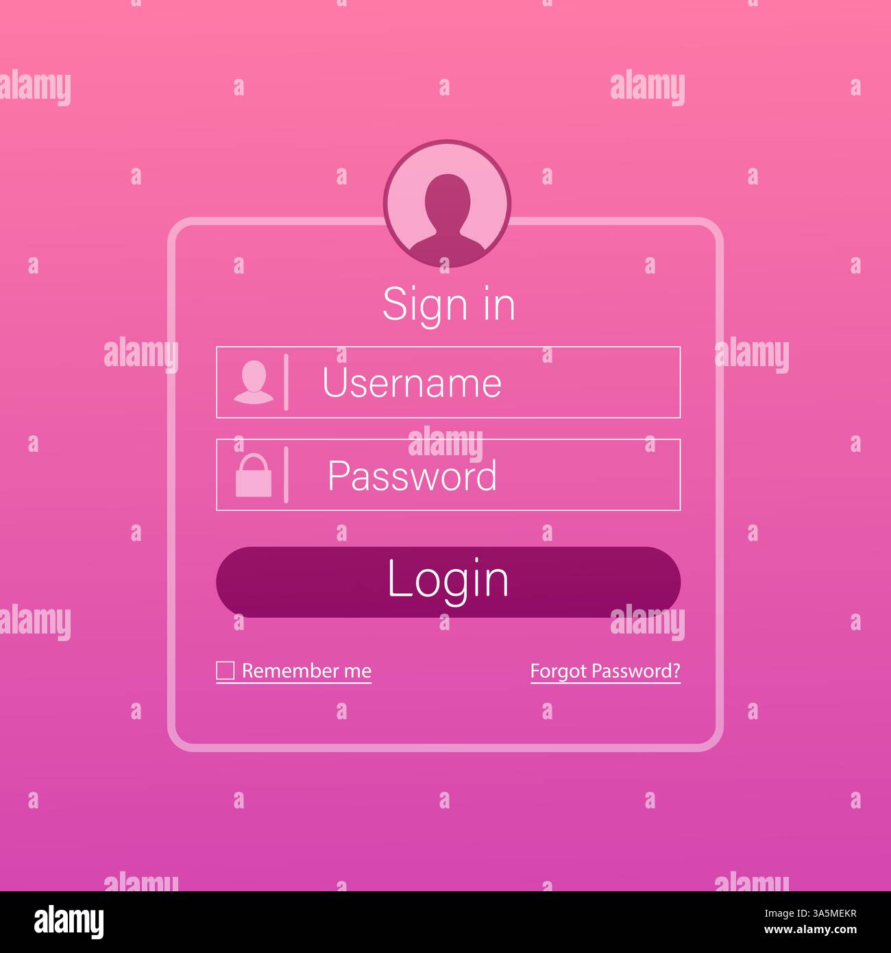 Modern user login, great design for any purposes. Web page template ...