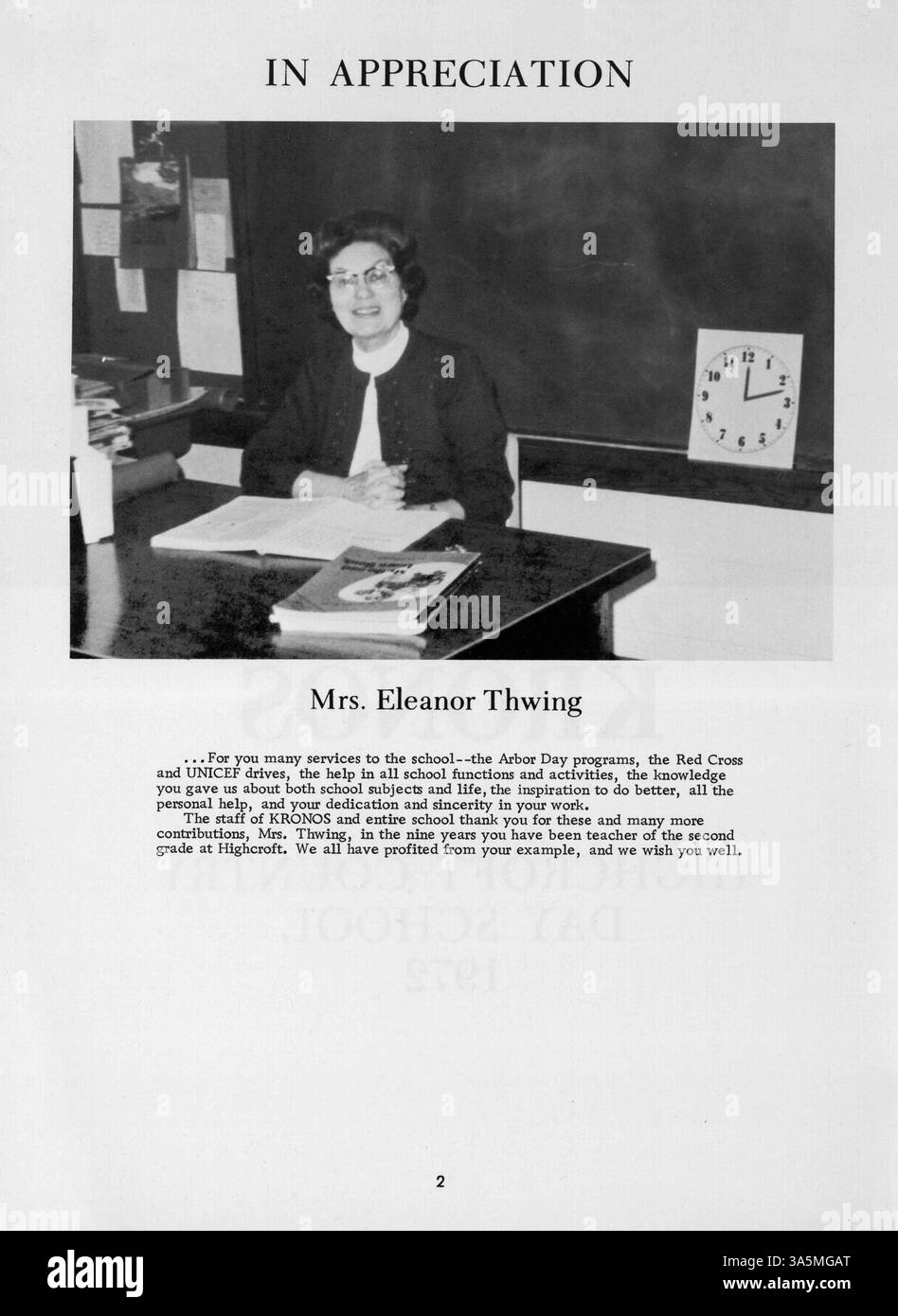 The 1972 Highcroft Country Day School Yearbook documents the highlights