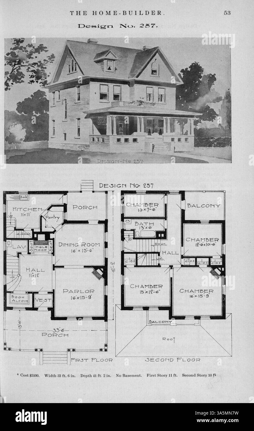 Showcases architectural designs with floor plans hi-res stock ...