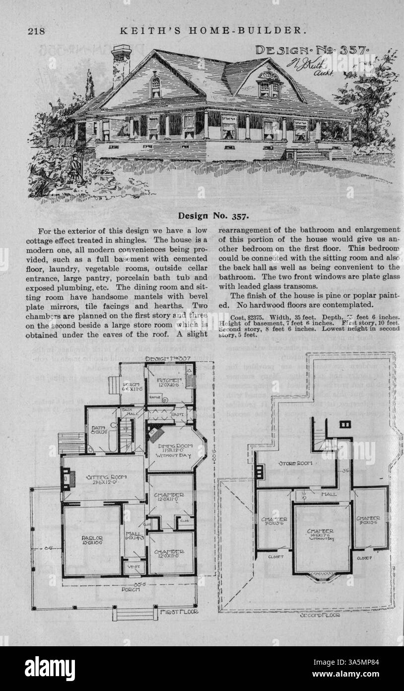 Keiths magazine presents floor plans hi-res stock photography and ...
