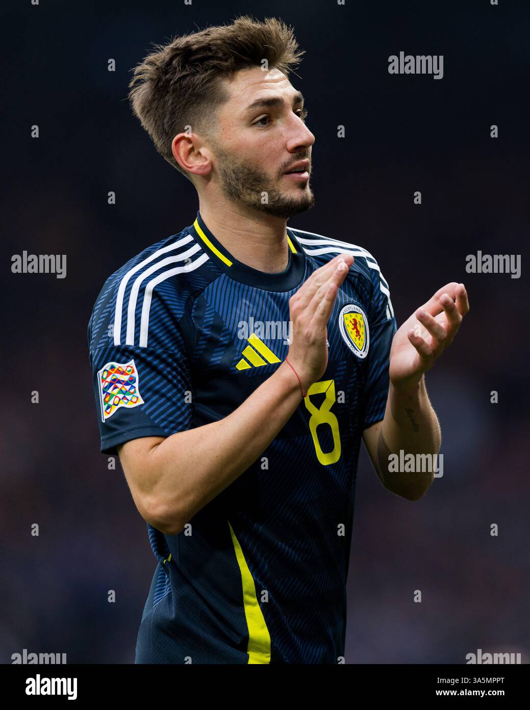 Scotland Vs Greece Billy Gilmour Of Scotland Hi res Stock Photography Scotland Vs Greece Billy Gilmour Of Scotland Hi res Stock Photography