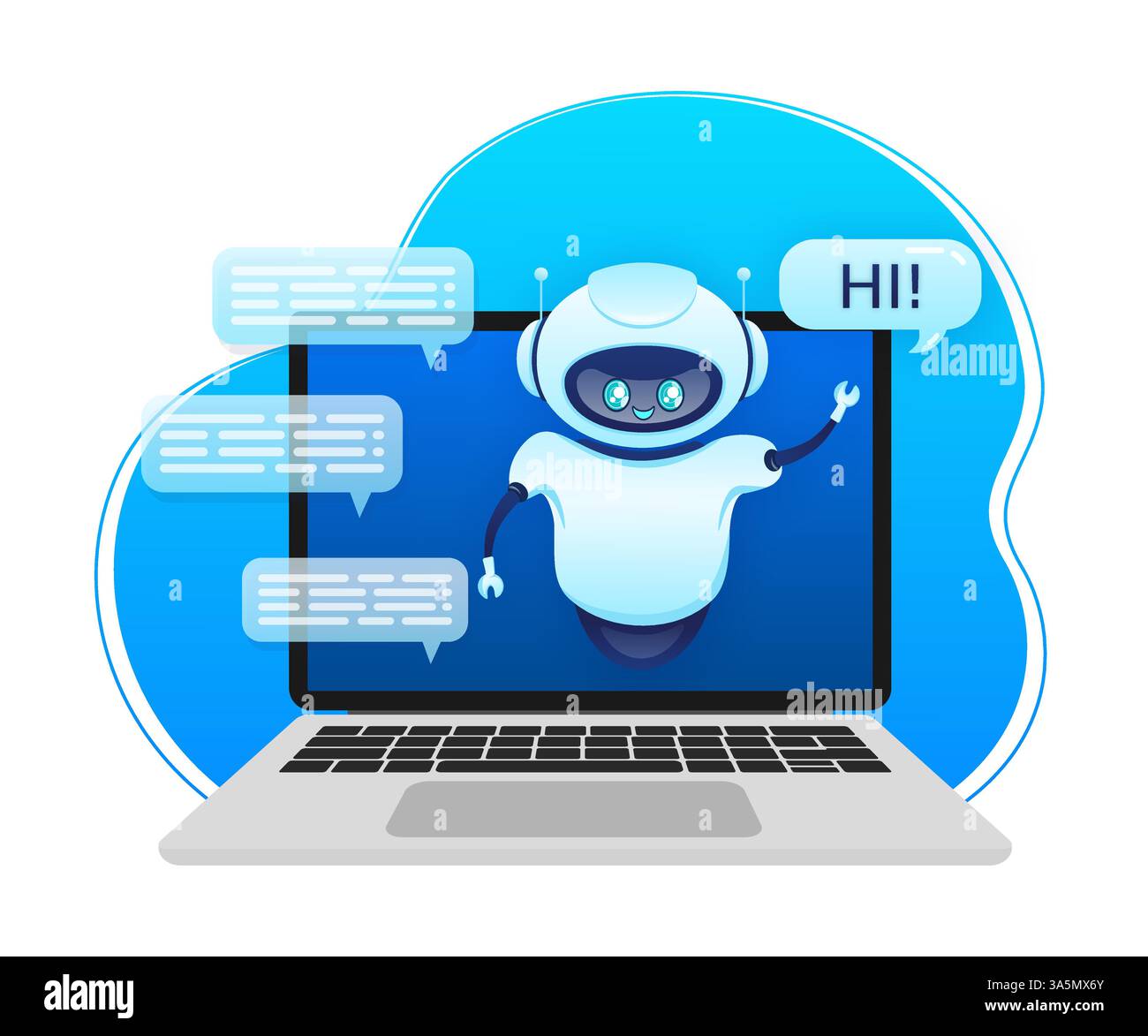 Ai bot survey Stock Vector Images - Alamy