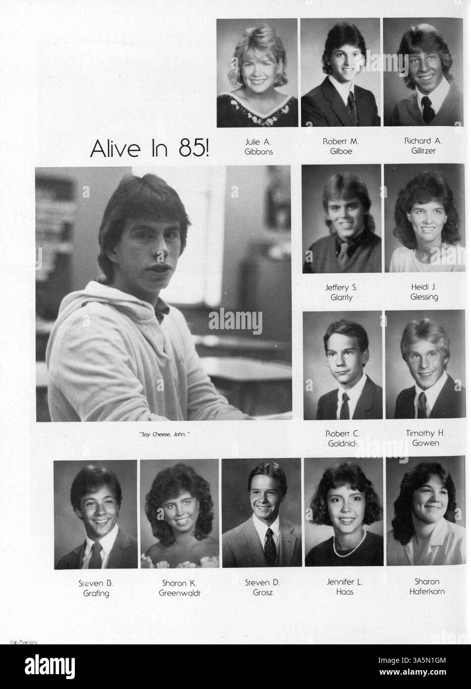 The 1985 edition of the richfield high school yearbook highlight hi-res ...