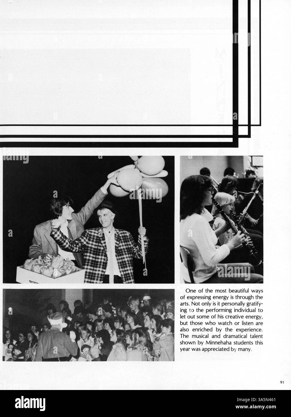 The 1981 Antler yearbook from Minnehaha Academy captures the essence of ...