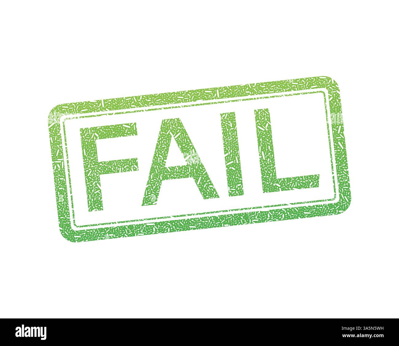 Fail red stamp on white background. White background. Vector ...