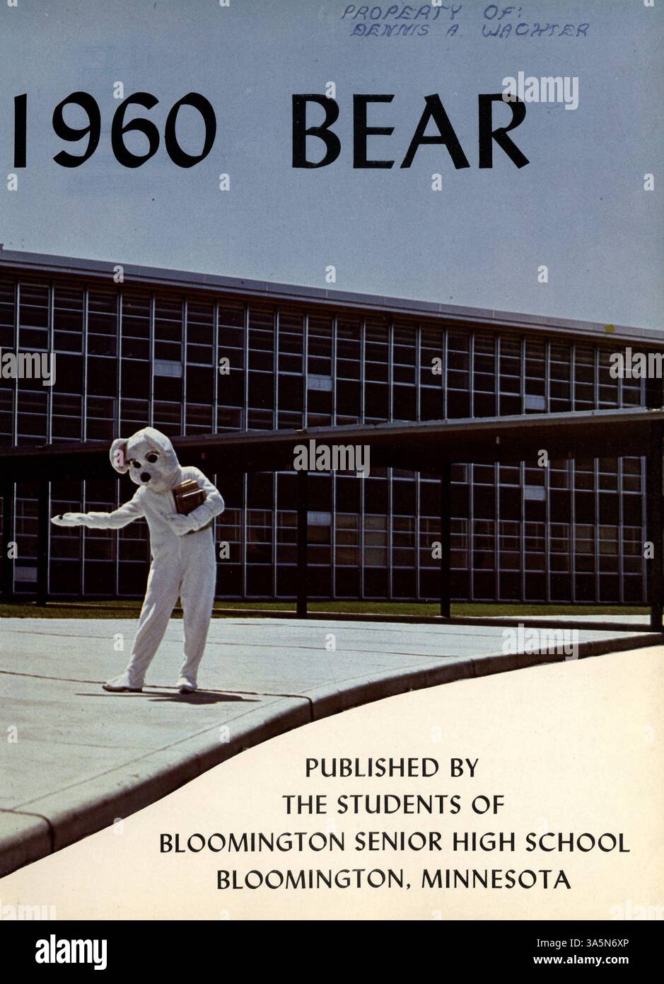 The Bloomington High School 1960 yearbook, Bear '60, captures the