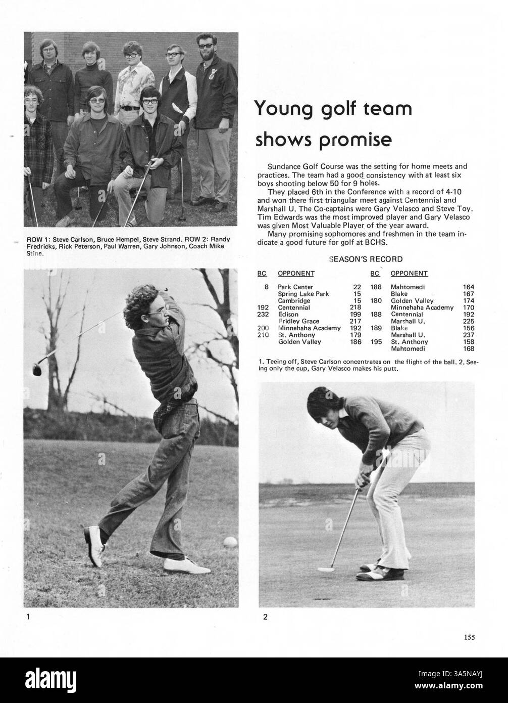 The Centaurion yearbook of 1975 captures moments from Brooklyn Center ...