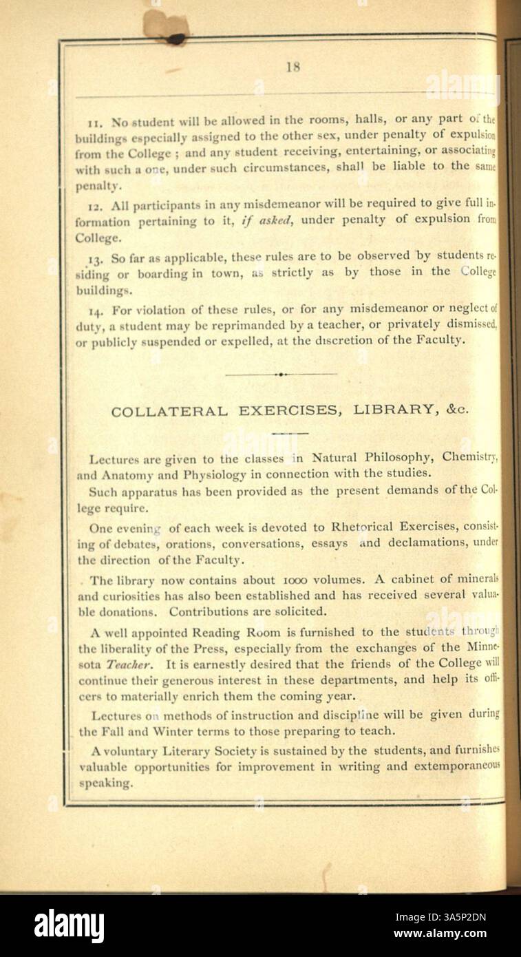 1870 1871 academic catalog hires stock photography and images Alamy