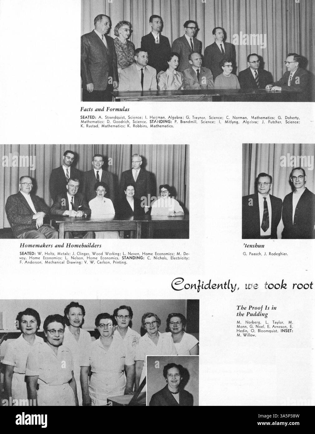 The 1959 yearbook from Jordan Jr. High, 'The Jordanian,' showcases the ...