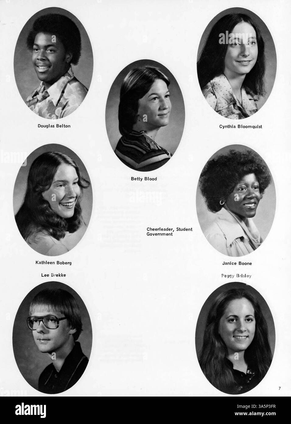 The 1977 centralian yearbook highlights students hi-res stock ...