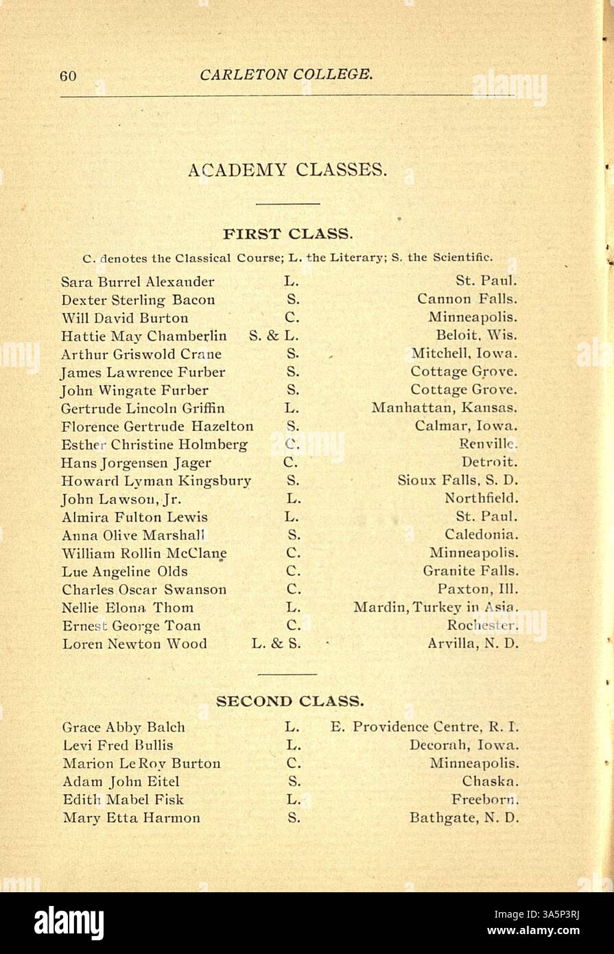 This catalog from 18941895 details Carleton College's course offerings