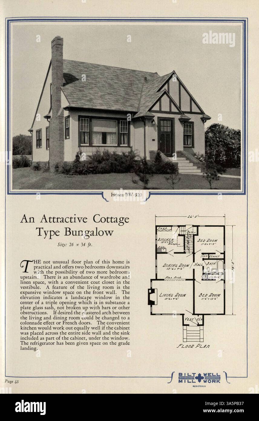 The 'Homes of Comfort' catalog of 1929 presents 82 modern and