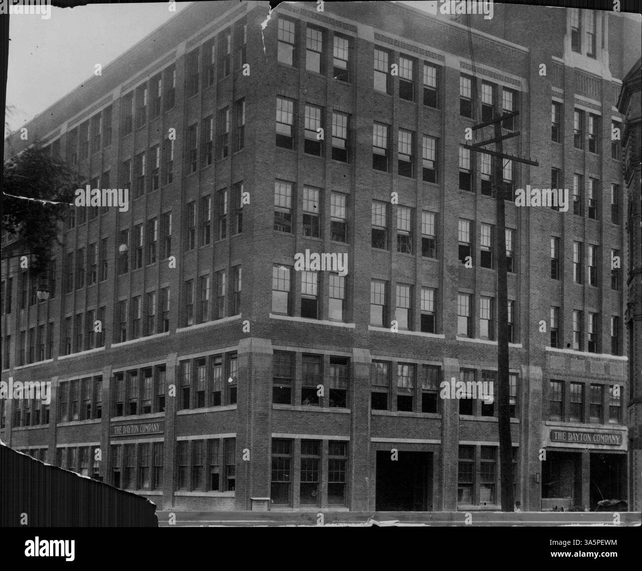 The Dayton Company Warehouse is depicted as a facility involved in the ...