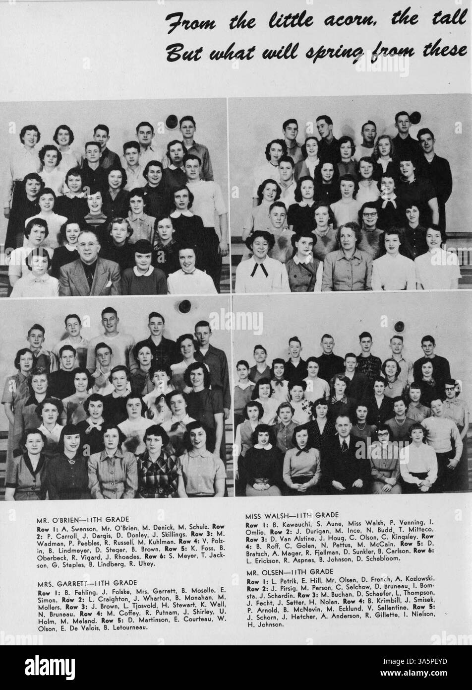 Other events from the 1949 1950 school year hi-res stock photography ...