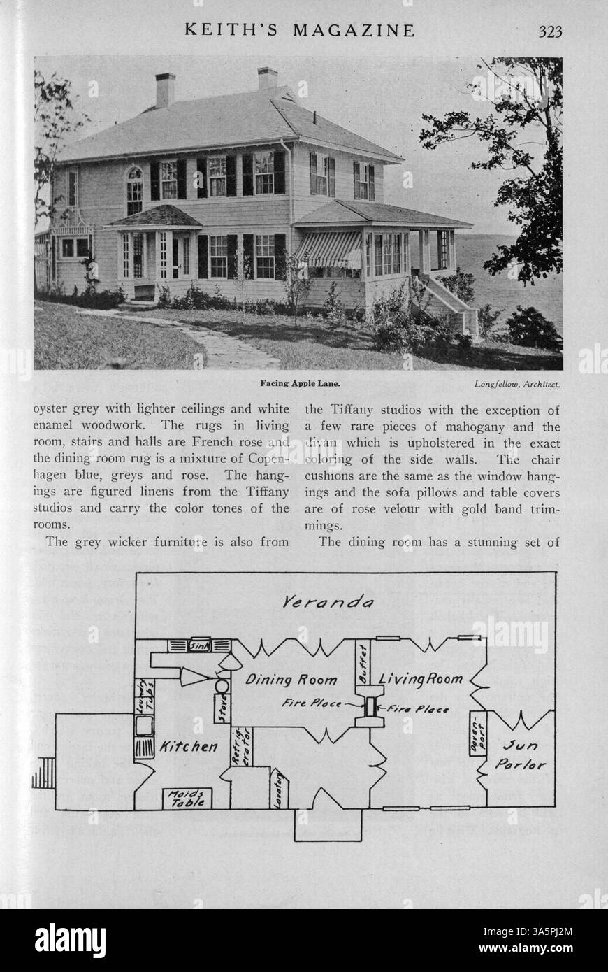The 1916 keiths magazine showcases house designs with detailed hi-res ...