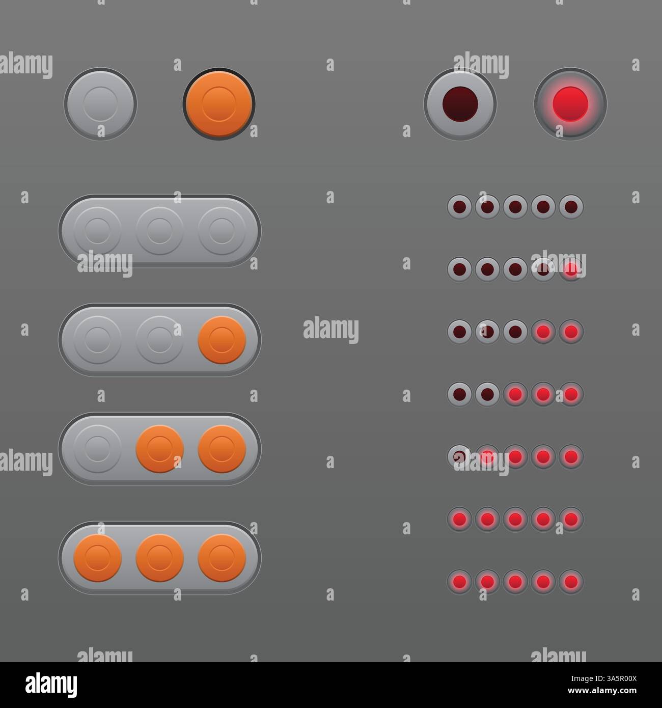 Set glass interface frame Stock Vector Images - Alamy