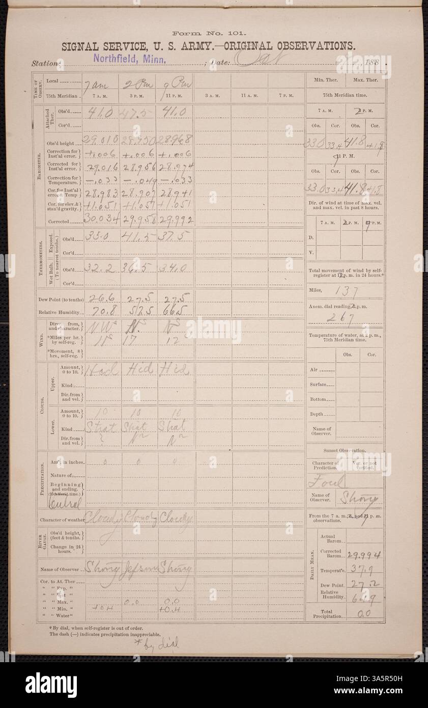 First Recorded Complex Life Form In October 1885, Carleton College students, faculty, and staff recorded ...